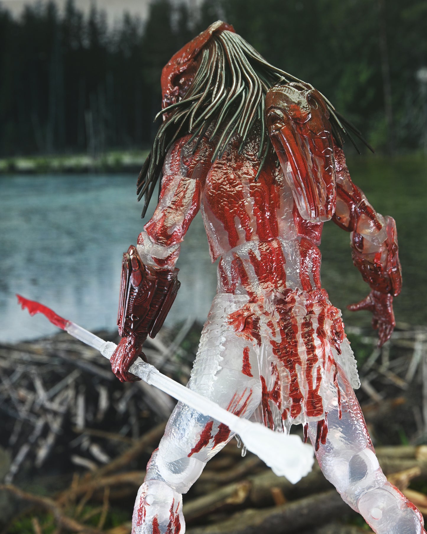 NECA 7" Scale Ultimate Action Figure Predator - Prey Bear Blood Predator