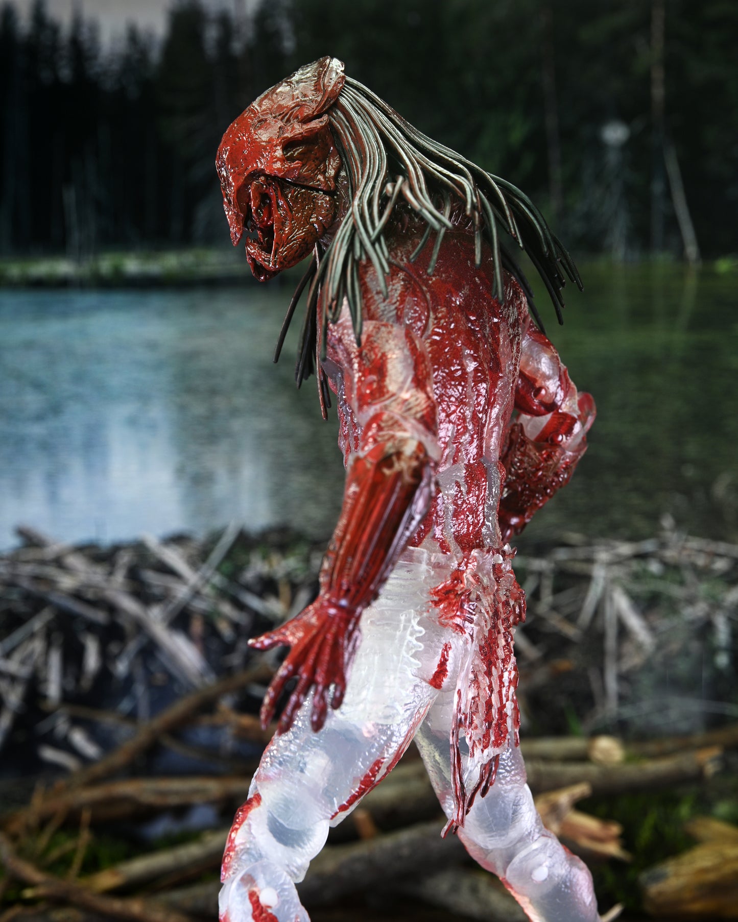 NECA 7" Scale Ultimate Action Figure Predator - Prey Bear Blood Predator