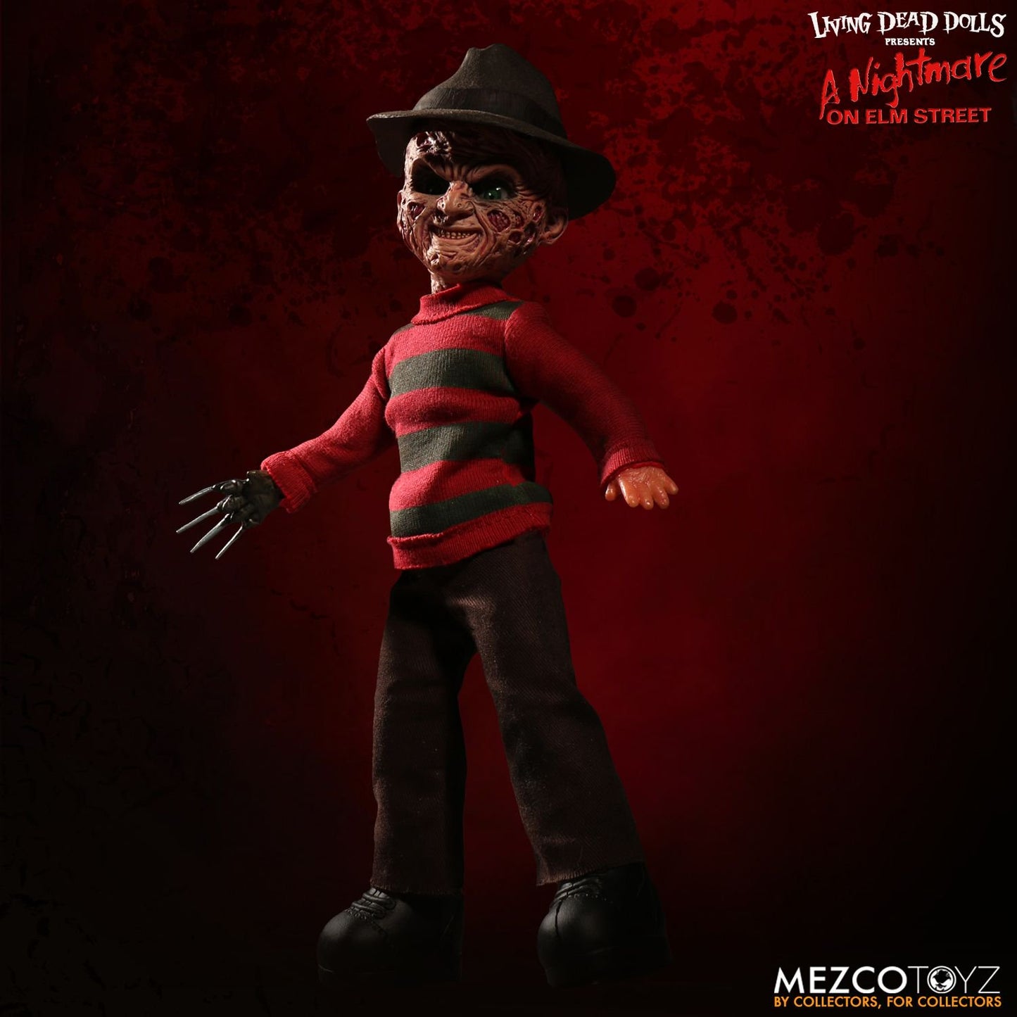 MEZCO Living Dead Dolls A Nightmare on Elm Street Freddy Krueger with Sound product image