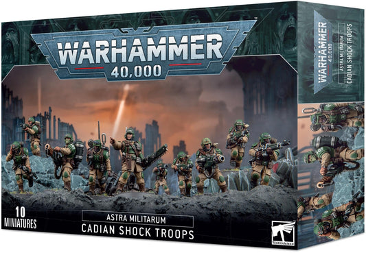 Warhammer 40k Astra Militarium Cadian Shock Troops