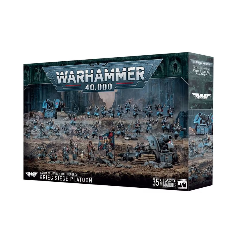 Warhammer 40k Astra Militarum Krieg Siege Platoon Battleforce Warhammer Miniature product image