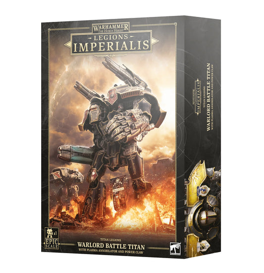 Warhammer Legions Imperials Titan Legions Warlord Battle Titan with Plasma Annihilator and Power Claw