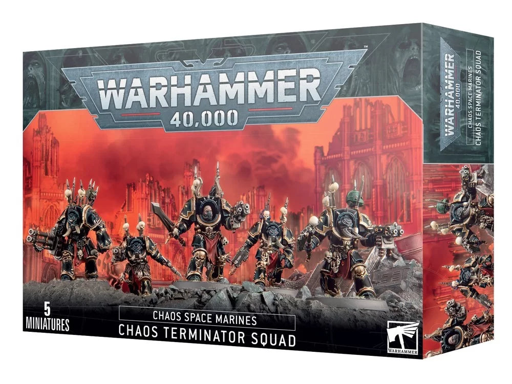 Warhammer 40k Chaos Space Marines Chaos Terminator Squad