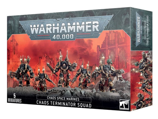 Warhammer 40k Chaos Space Marines Chaos Terminator Squad
