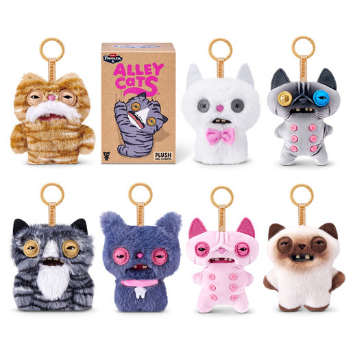 Fuggler Alley Cats Keyring by ZURU (Styles Vary)