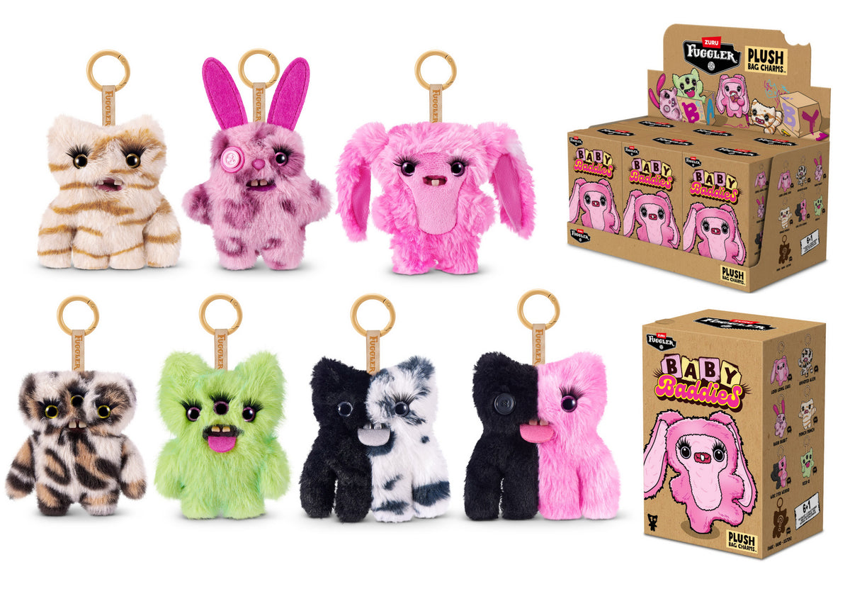 Fuggler Baby Baddies Fugg by ZURU Keyrings Assortment