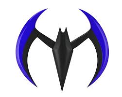 NECA Batman Beyond Batarang Prop Replica Blue Version Spring Loaded Wings