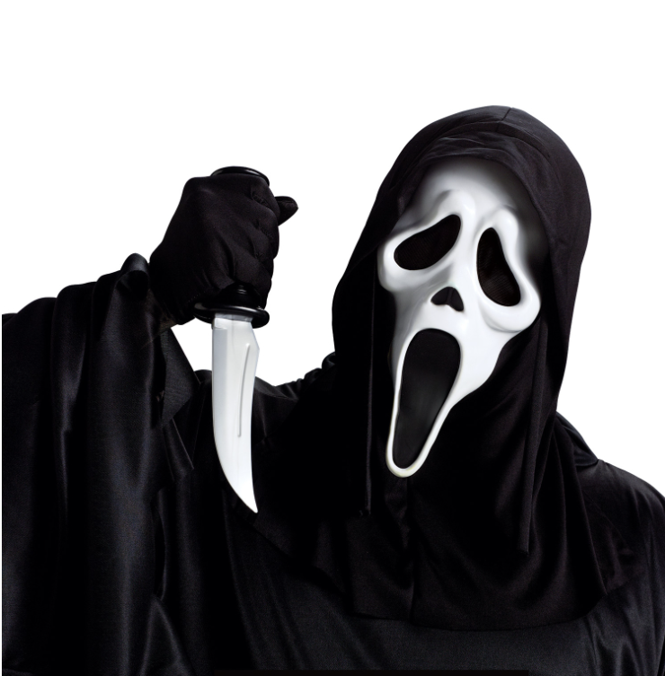 Ghost Face Mask & Knife Set