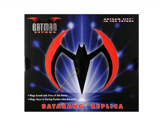 NECA Batman Beyond Batarang Prop Replica Red Version Spring Loaded Wings