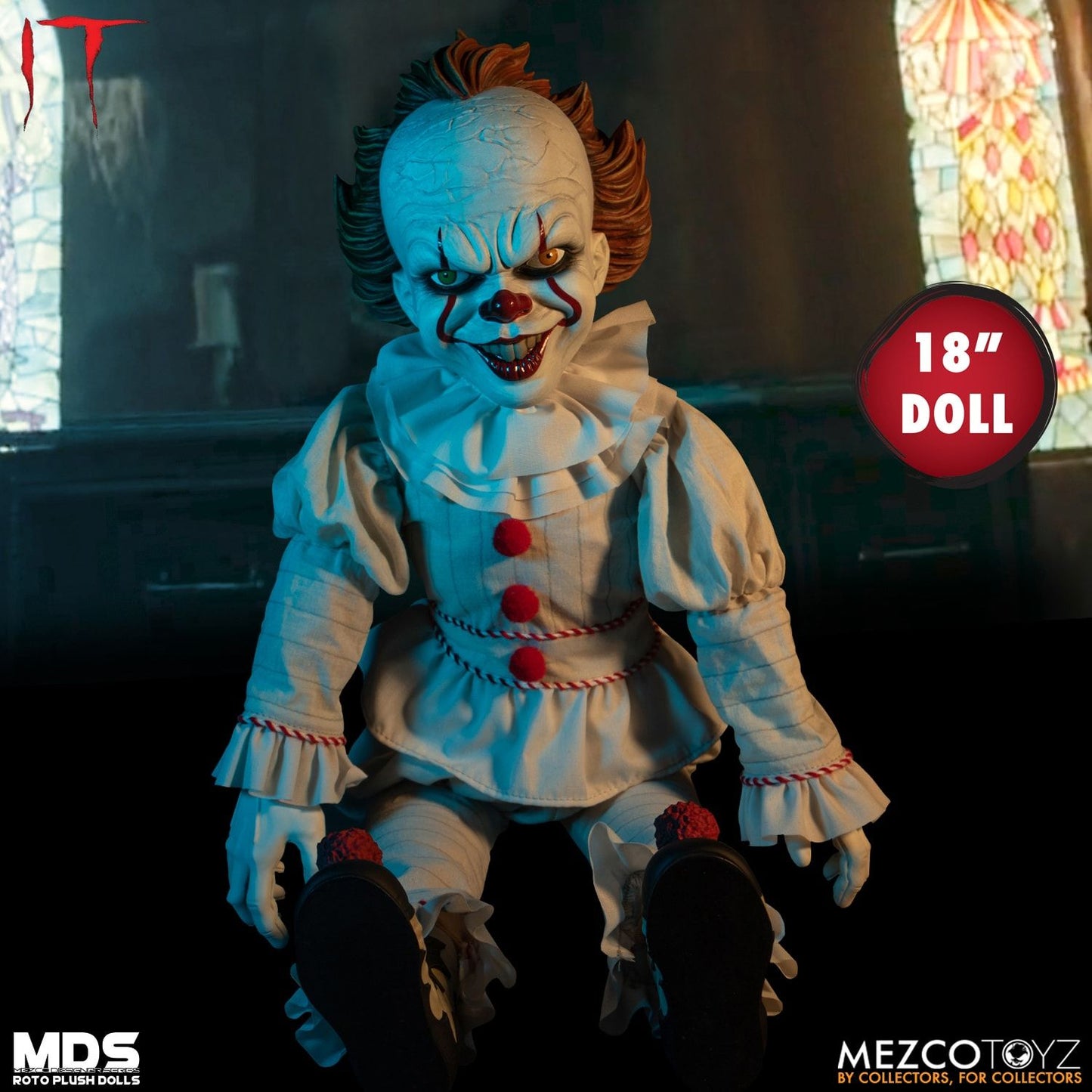 MEZCO 18" Roto Plush Figure IT 2017 Pennywise
