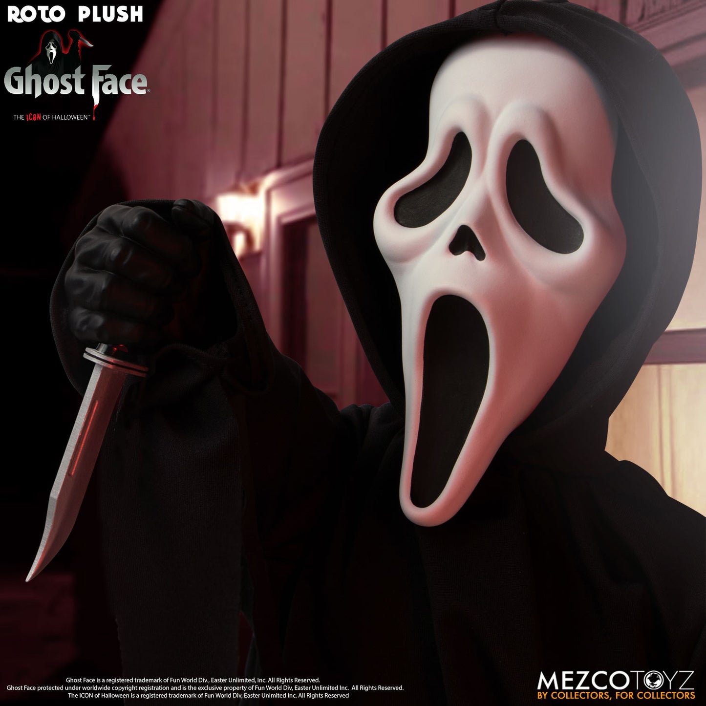 MEZCO 18" Mezco Roto Plush Scream Ghostface