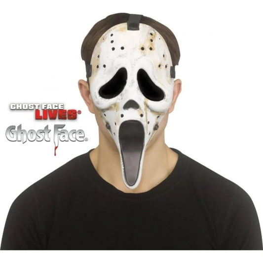 Ghost Face Hockey Mask (Distressed)