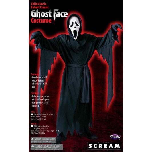 Ghost Face Child Costume Large 12-14years