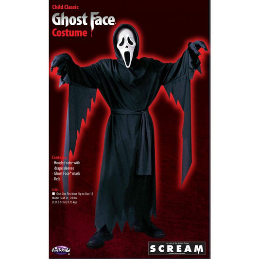 Ghost Face Child Costume Up To Age 12