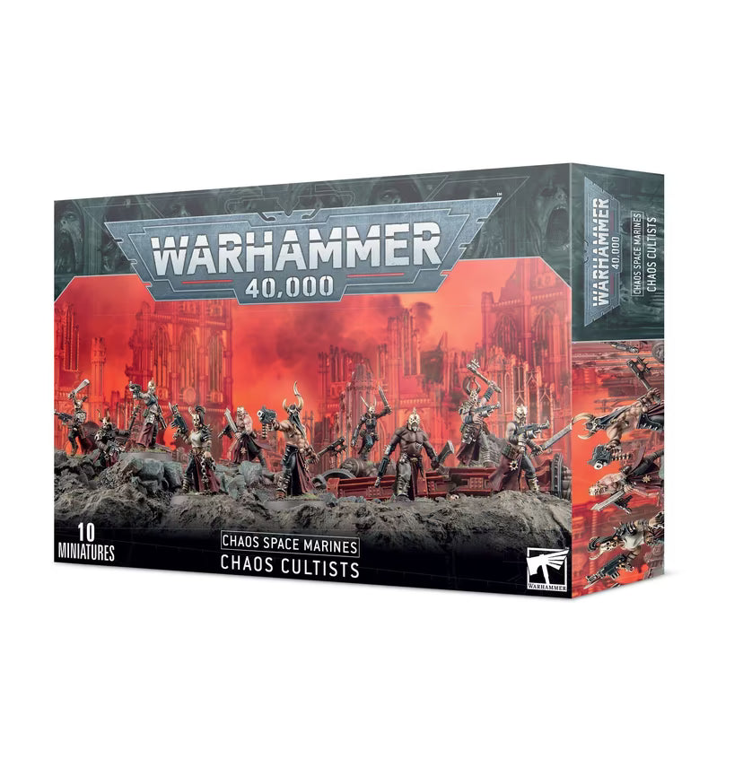 Chaos Space Marines: Chaos Cultists - Warhammer 40k Warhammer Miniature product image