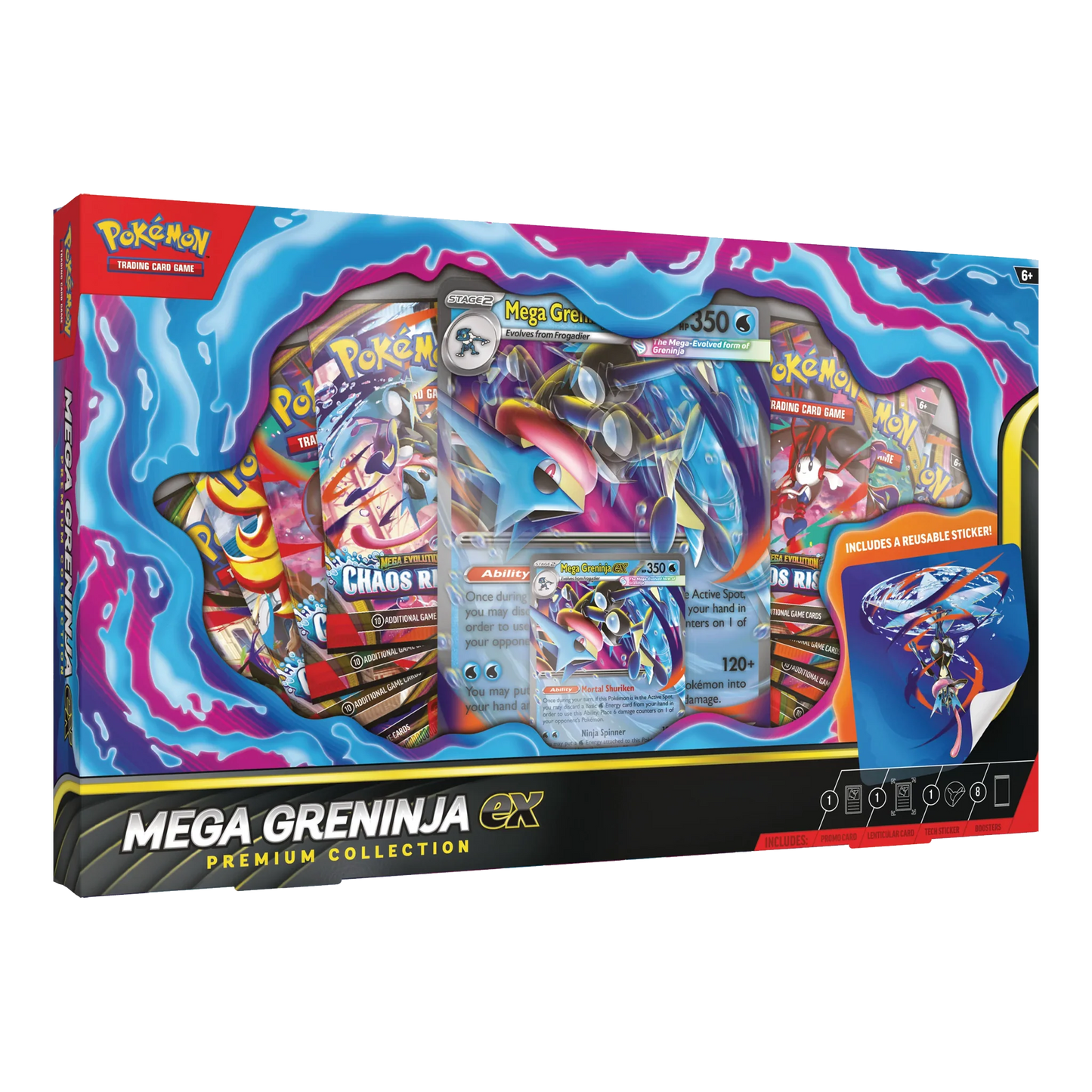 Pokemon TCG: Mega Greninja ex - Premium Collection Box