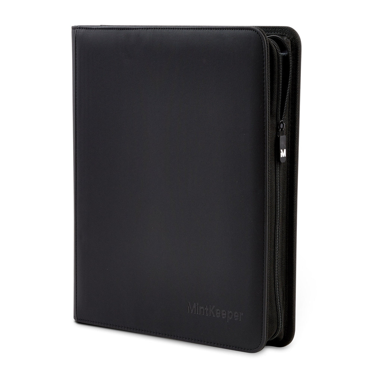 MintKeeper - Premium 12-Pocket Zip Card Binder - Aqua