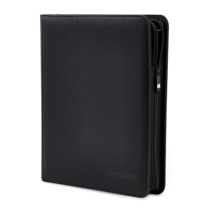 MintKeeper - Premium 12-Pocket Zip Card Binder - Aqua