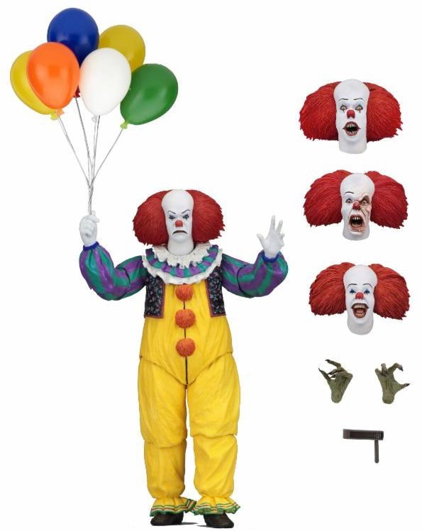 NECA 7" Scale Ultimate Action Figure IT 1990 Pennywise