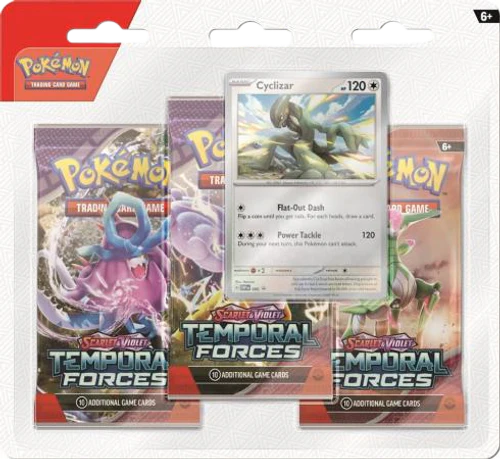 Pokemon Temporal Forces 3-Pack Blister