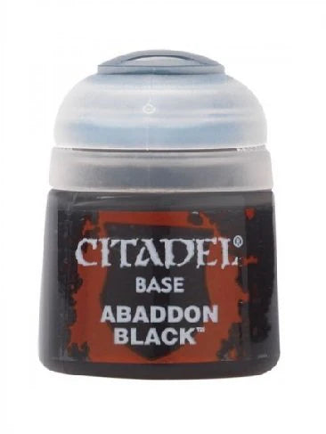 Citadel Colour Base Abaddon Black Paint