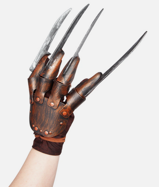 Nightmare Gloves Freddy Scissor Hand Glove Adults Fancy Dress Prop