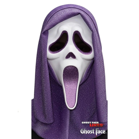 Ghost Face Purple Glitter Mask