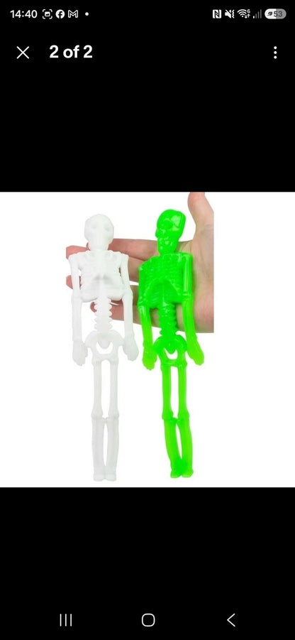 Scrunchems Stretchy Skeleton Toy - Glow in the Dark - 1 pc