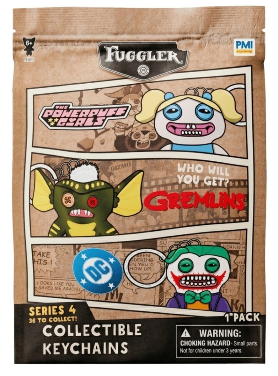 Fuggler keychain series 4,dc,powerpuff girls, gremlins