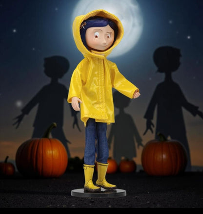 NECA Coraline Raincoat Bendy Fashion Doll