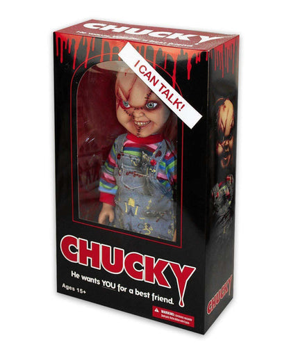 MEZCO MDS Child's Play 15'' Scarred Talking Chucky Figure