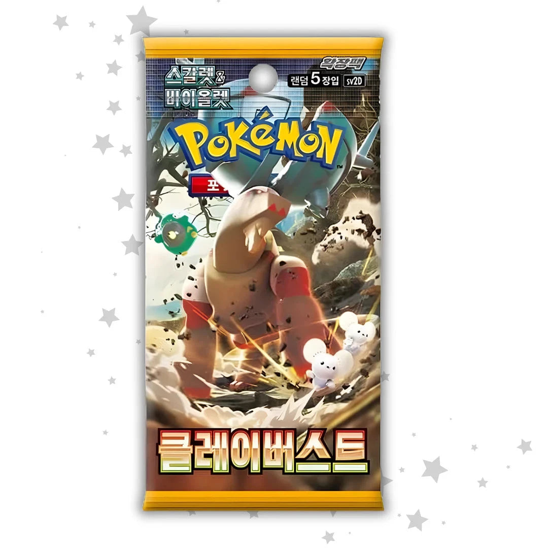 Pokemon Clay Burst [sv2D] Booster Pack - Korean Pokemon TCG product image