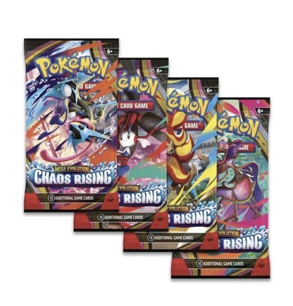 Pokemon TCG Mega Evolution Chaos Rising Booster Pack Random Art New & Sealed